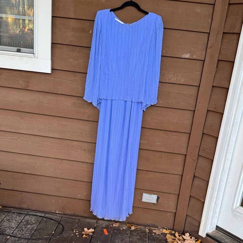 Vintage Jill Richards Neiman-Marcus Periwinkle Women's Dress size 12
